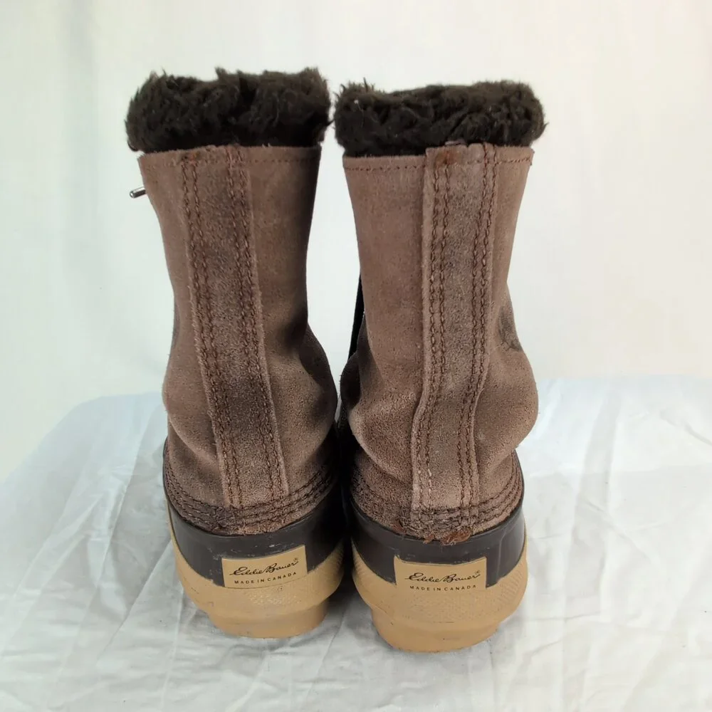 Eddie‎ Bauer Women's Duck Lace-Up Winter Boots Size 8